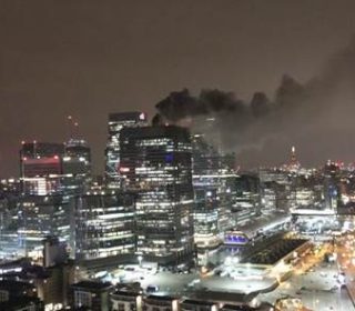 Barclays Skyscraper Hosts Rooftop Fire Simulation